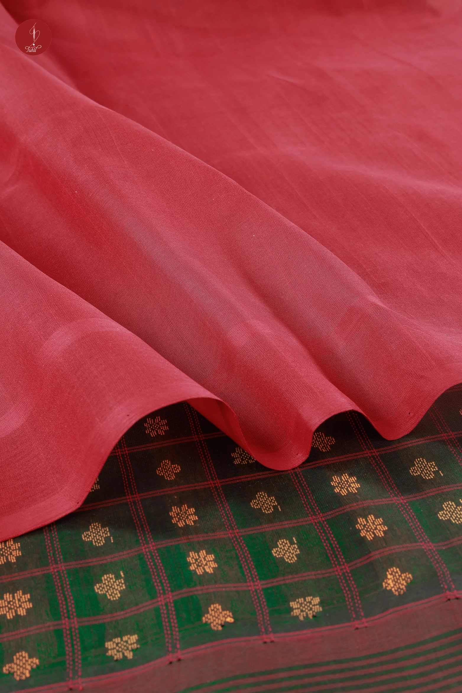 Pure Handloom Silk Cotton Saree – Dark Green with Arakku (SHSC479) Pure Handloom Silk Cotton Saree – Dark Green with Arakku (SHSC479)