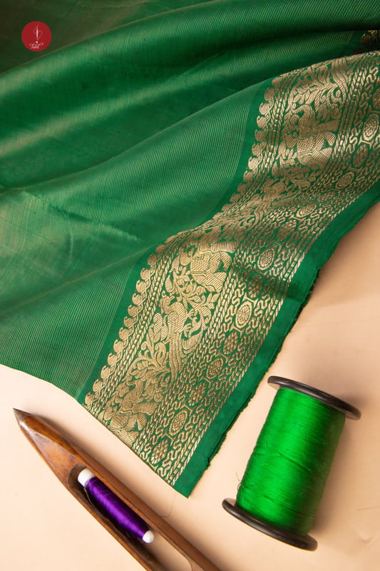 Kanchipuram Silk Saree - Bottle green Vaira Oosi (SHS235) Kanchipuram Silk Saree - Bottle green Vaira Oosi (SHS235)