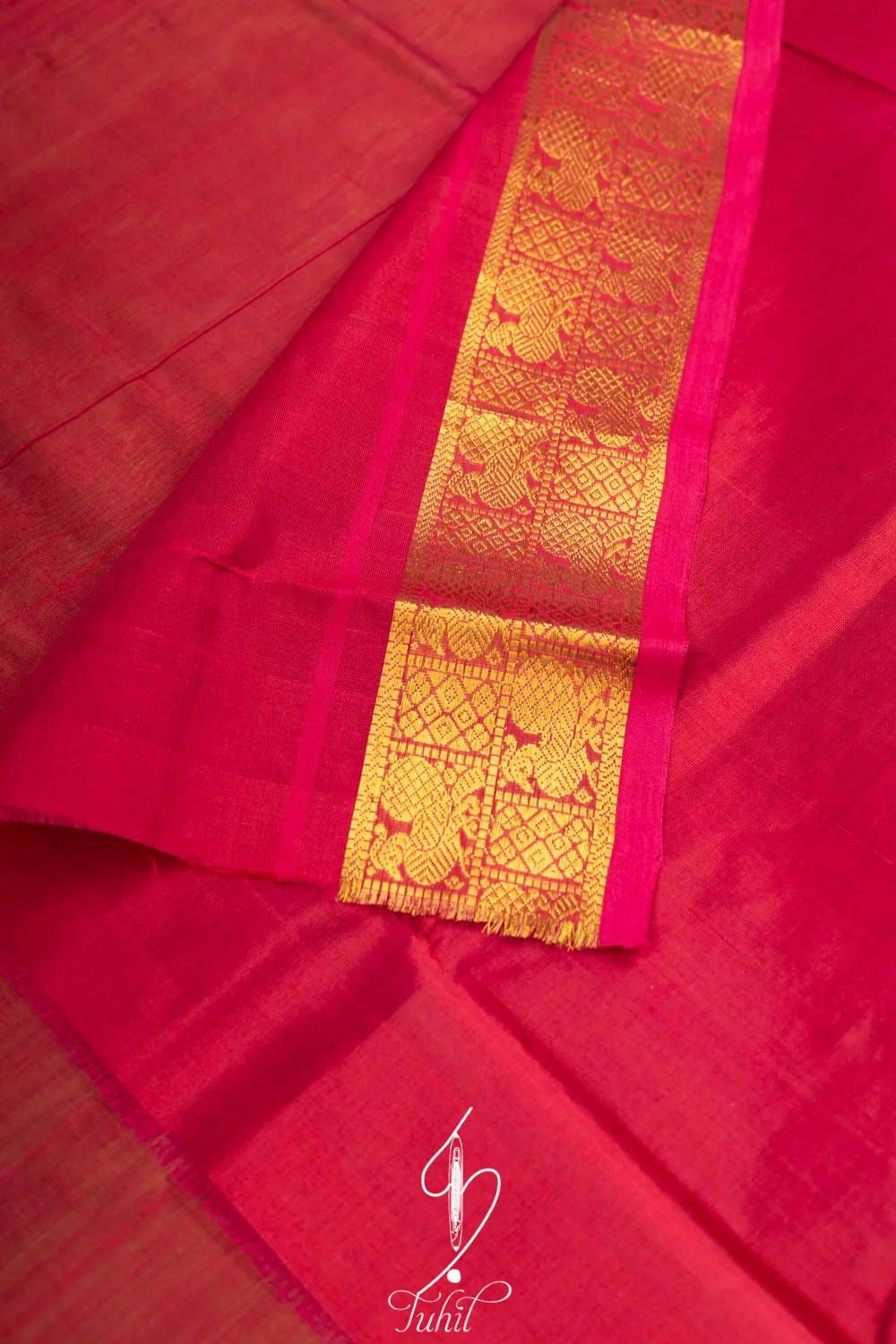 Pure Handloom Silk Cotton Saree – Parrot Green with Rani Pink (SHSC524) Pure Handloom Silk Cotton Saree – Parrot Green with Rani Pink (SHSC524)