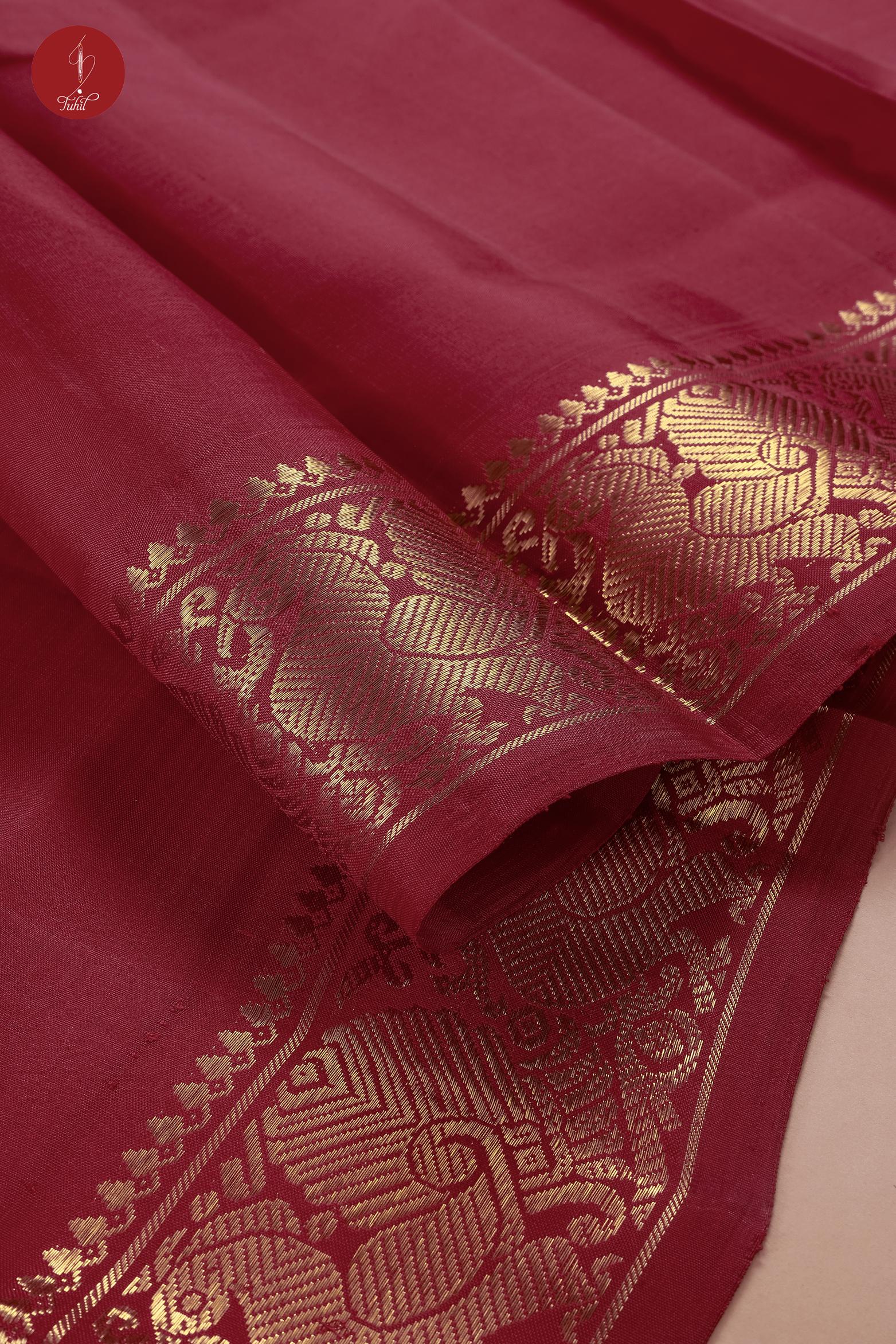 Handloom Kanchipuram Pure Silk Saree - Parrot Green with Maroon (SHS410) Handloom Kanchipuram Pure Silk Saree - Parrot Green with Maroon (SHS410)